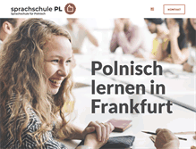 Tablet Screenshot of polnisch-frankfurt.com